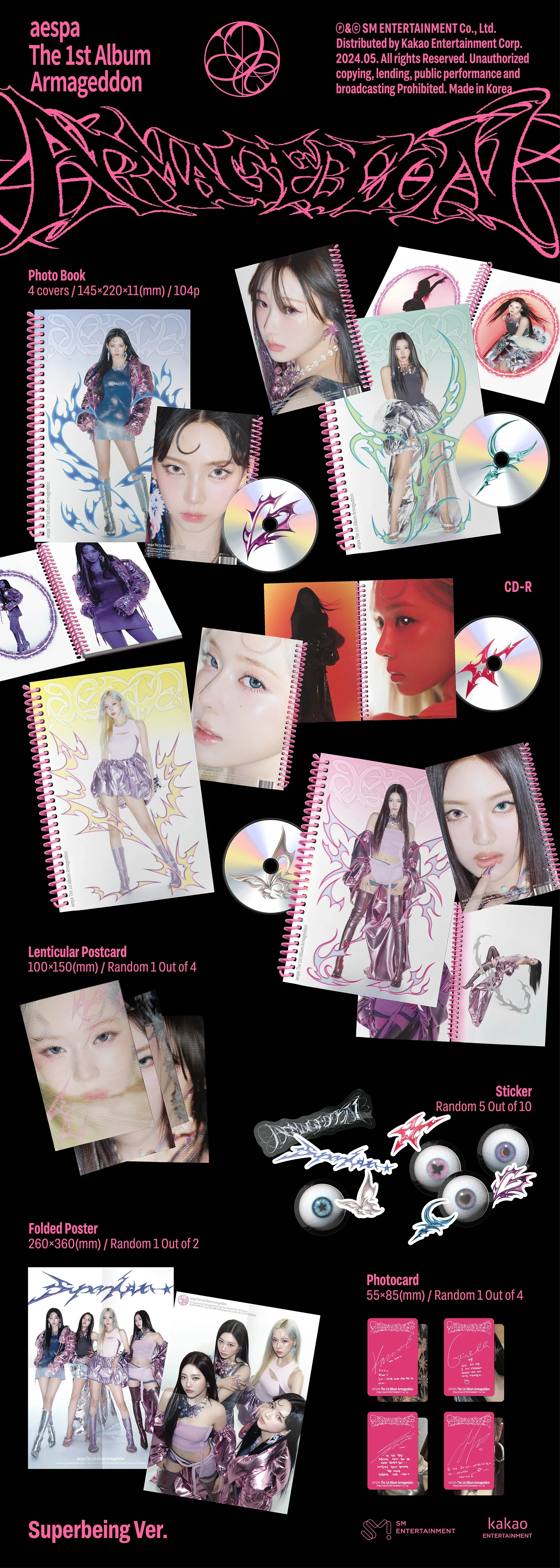 aespa - 1ST ALBUM [Armageddon] Superbeing Ver. - Image 2