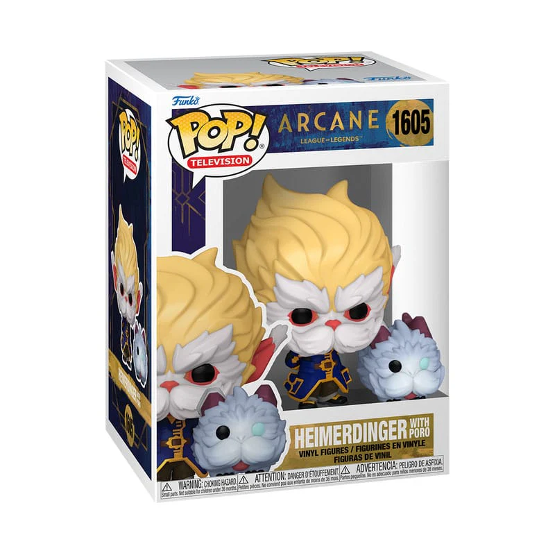 Arcane League of Legends POP! Vinyl Figure Heimerdinger w/Poro 9 cm - Image 2
