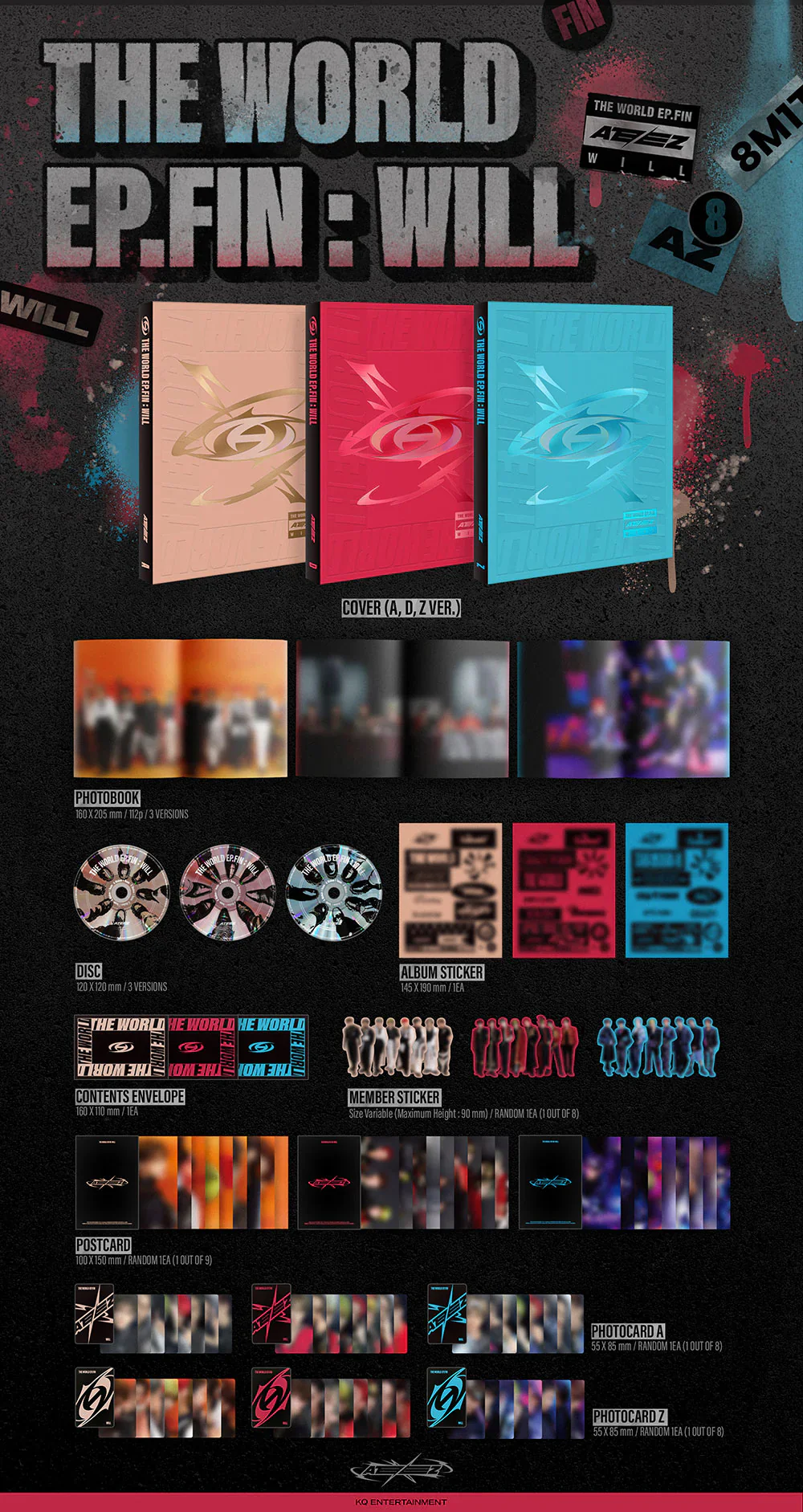 ATEEZ - 2ND ALBUM [THE WORLD EP.FIN : WILL] - Image 2