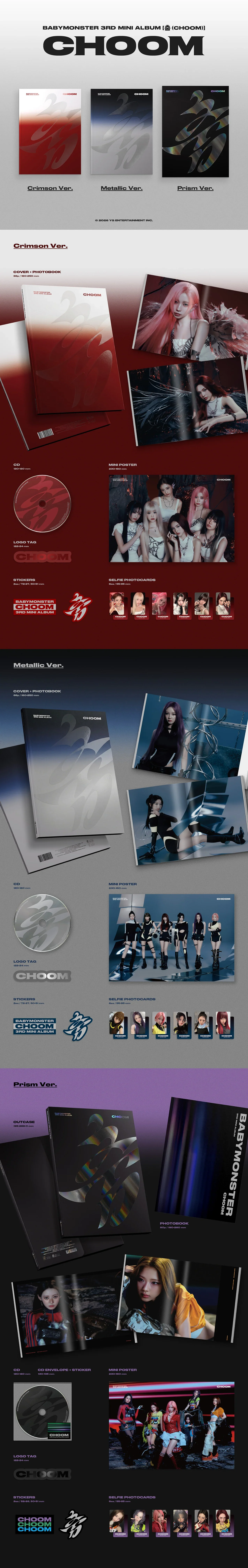 BABYMONSTER - 3rd Mini Album [춤 (CHOOM)] Metallic Ver. - Image 2