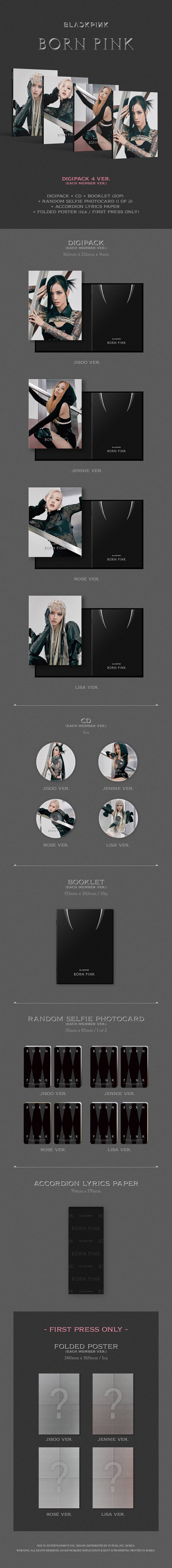 BLACKPINK - 2ND ALBUM [BORN PINK] DIGIPACK Ver. - Image 2