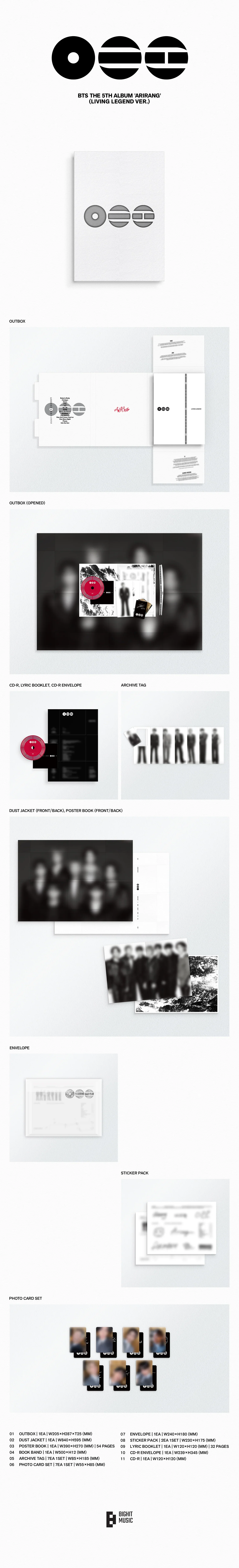 BTS - [ARIRANG] Living Legend Ver. - Image 2