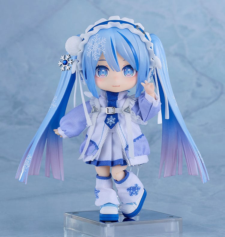 Character Vocal Series 01: Hatsune Mik Nendoroid Doll Action Figure Snow Miku: Yukiiro Pop Ver. 14 cm - Image 2