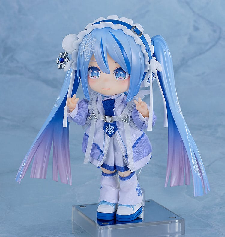 Character Vocal Series 01: Hatsune Mik Nendoroid Doll Action Figure Snow Miku: Yukiiro Pop Ver. 14 cm - Image 4