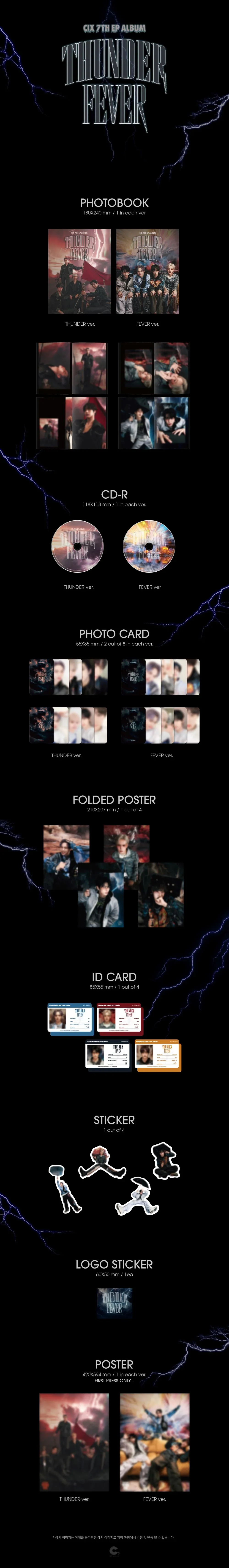CIX - 7th EP Album [THUNDER FEVER] - Image 4