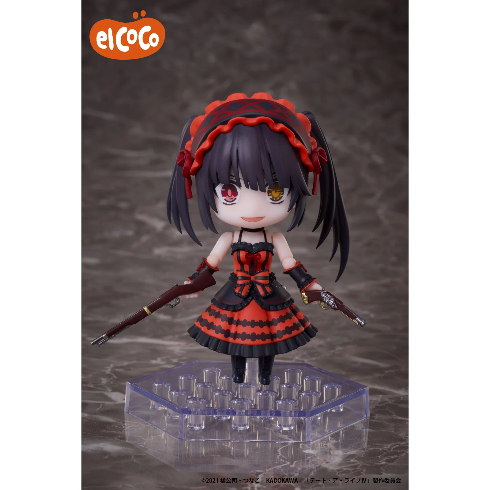 Date A Live IV: Defoam Plus Tokisaki Kurumi Full Action Deformed Figure - Image 2