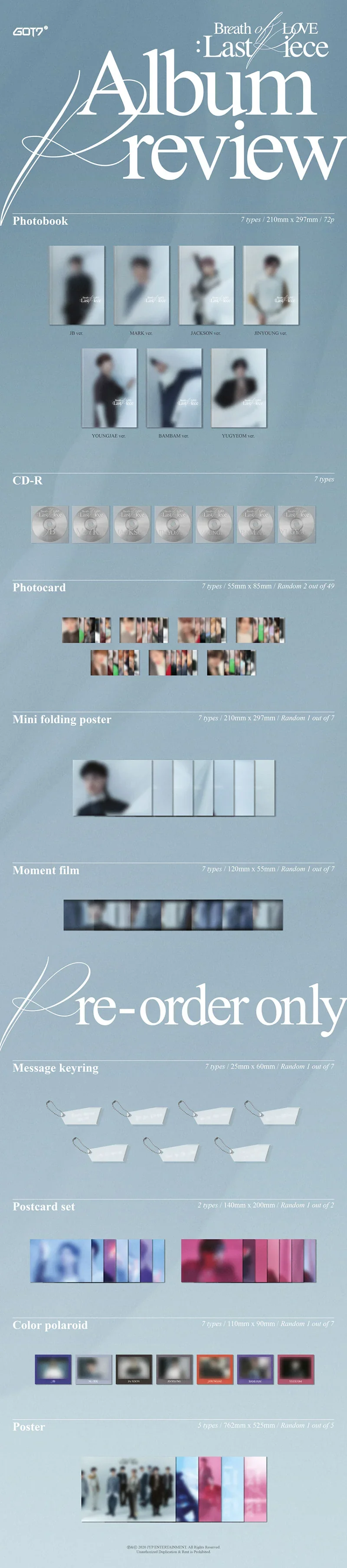 GOT7 - BREATH OF LOVE : LAST PIECE [4th ALBUM] - Image 2