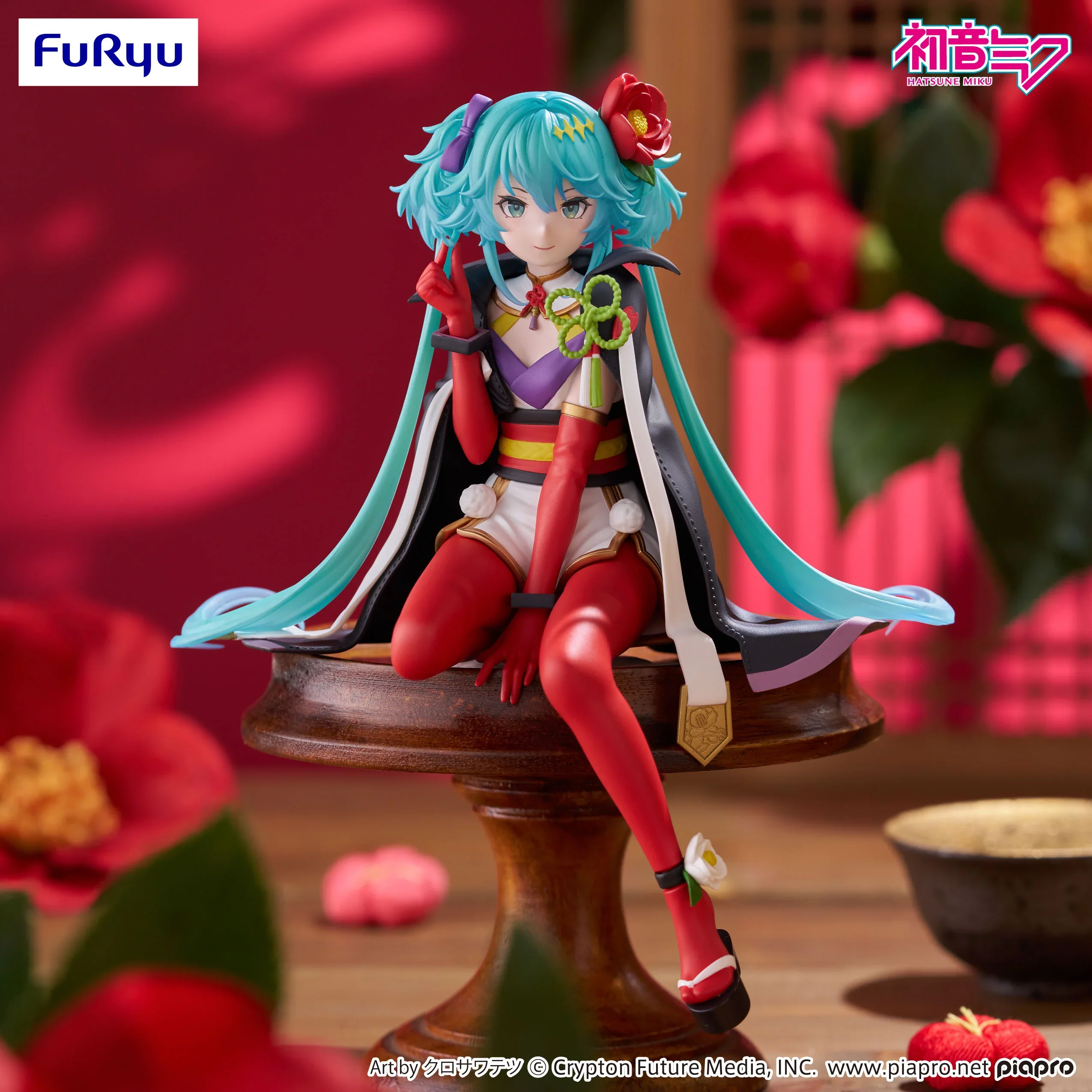 Hatsune Miku (Flower Fairy Camellia) Noodle Stopper Figure - Image 2
