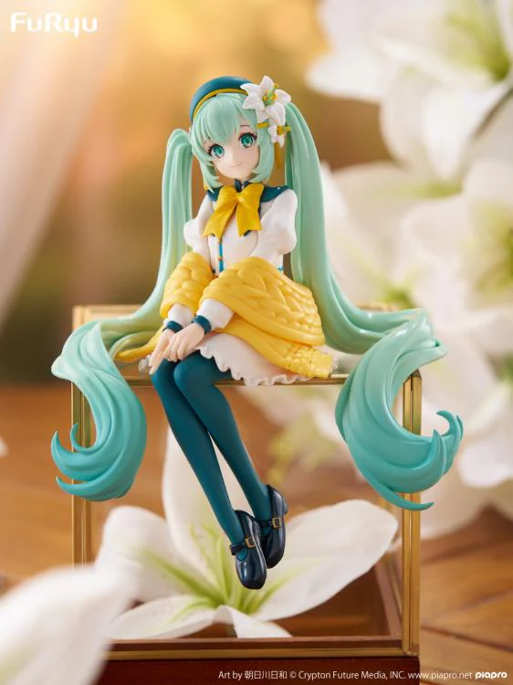 Hatsune Miku Hatsune Miku Flower Fairy Lily White Noodle Stopper 14cm - Image 3