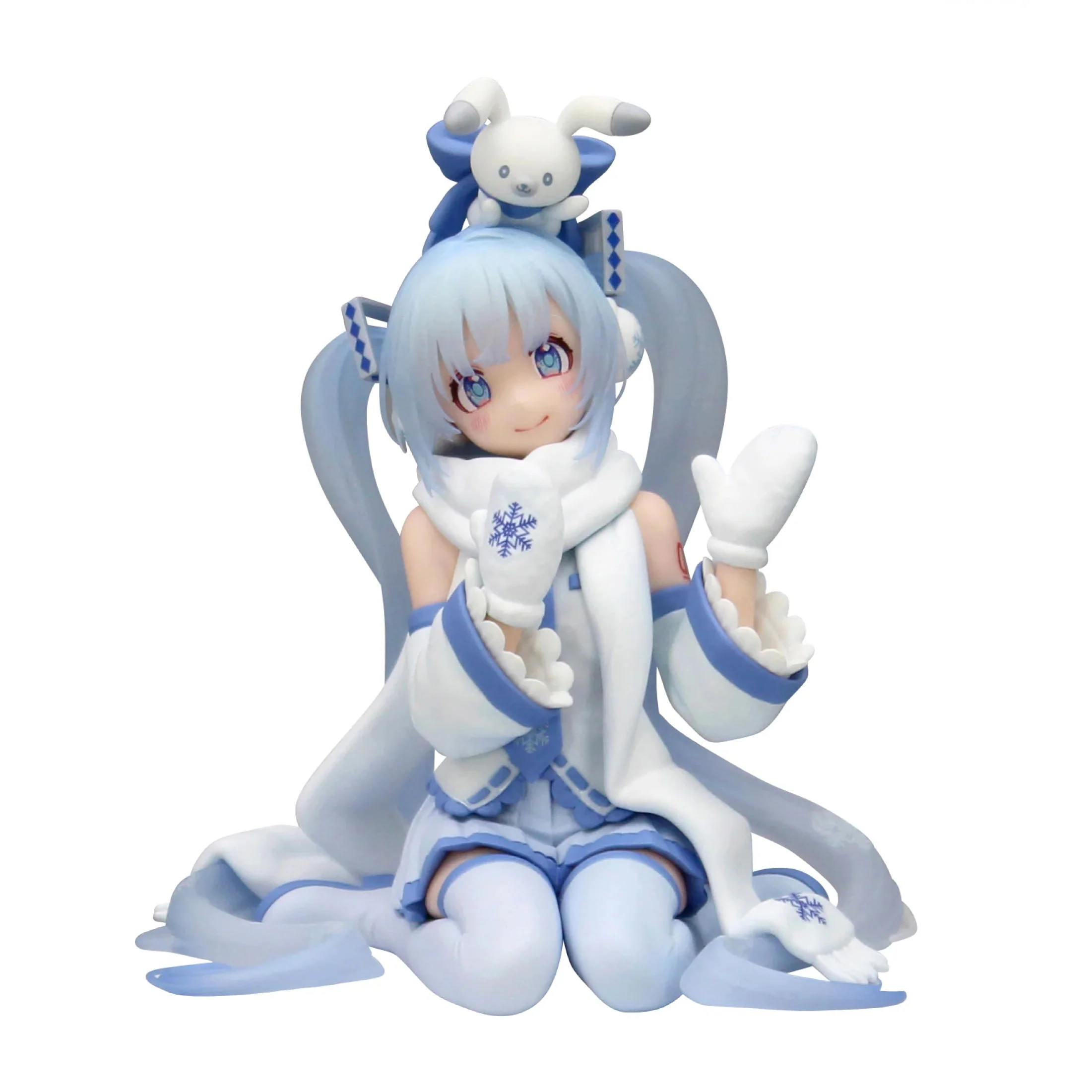 Hatsune Miku Noodle Stopper Figure - Snow Miku Sky Town 10th Anniversary