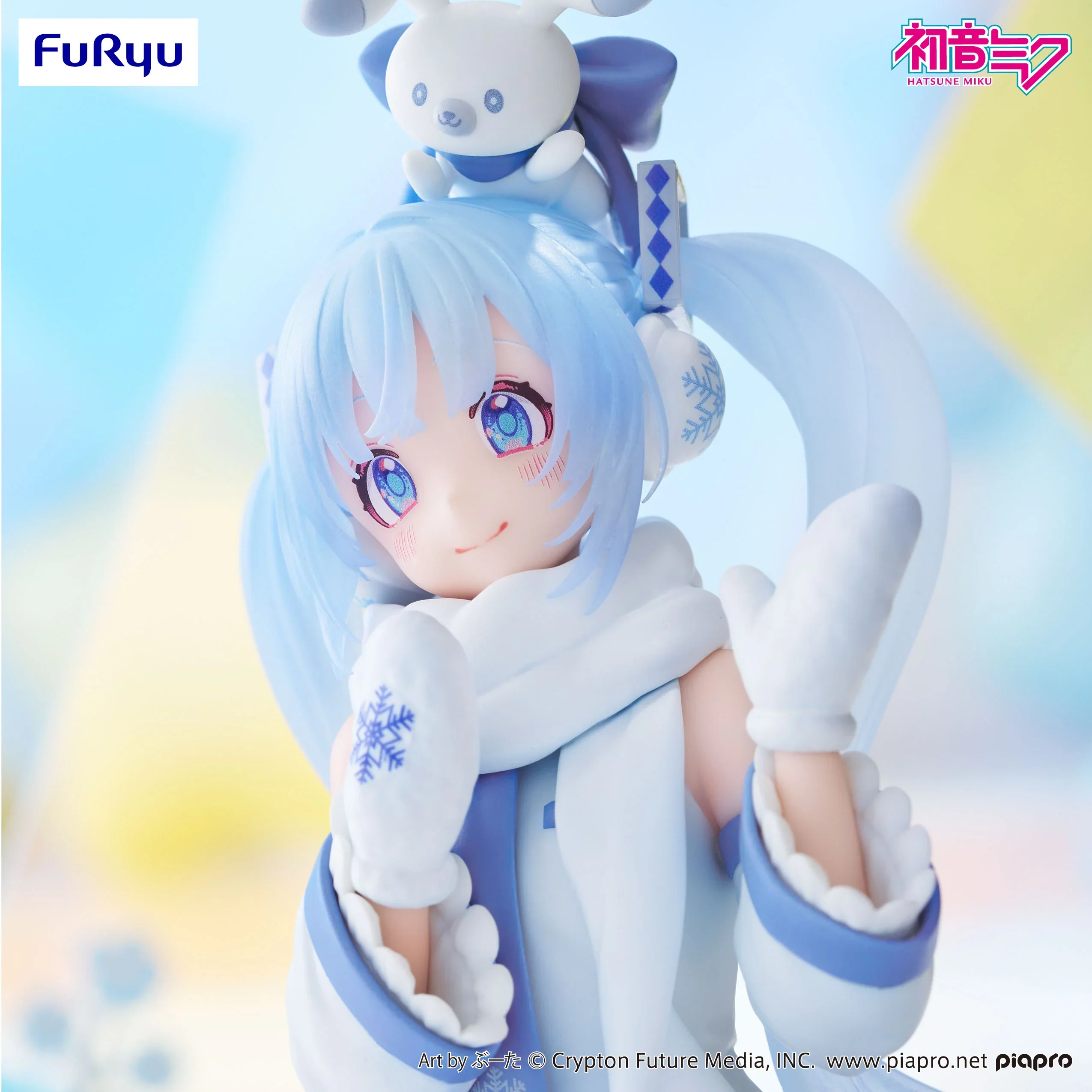Hatsune Miku Noodle Stopper Figure - Snow Miku Sky Town 10th Anniversary - Image 2