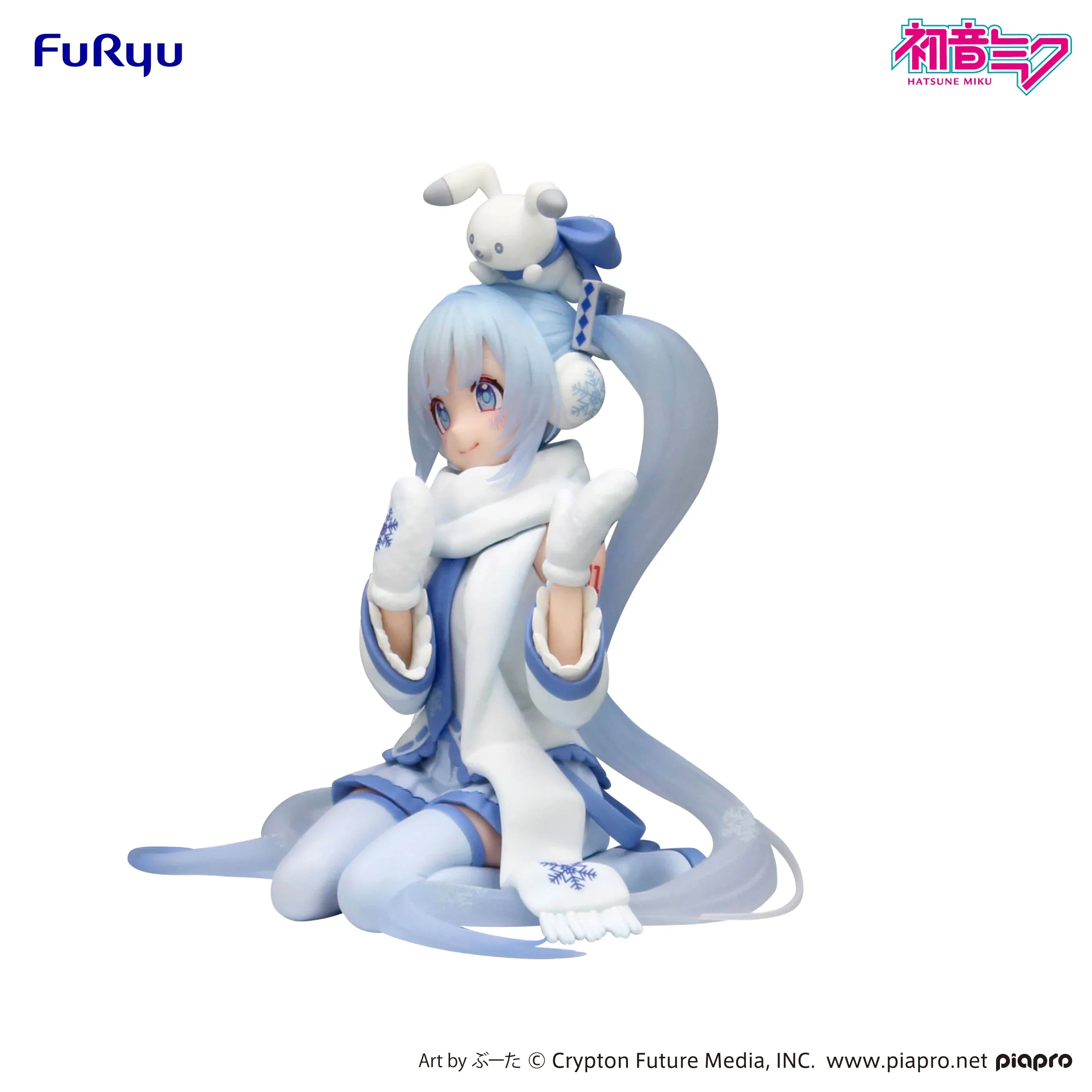 Hatsune Miku Noodle Stopper Figure - Snow Miku Sky Town 10th Anniversary - Image 5