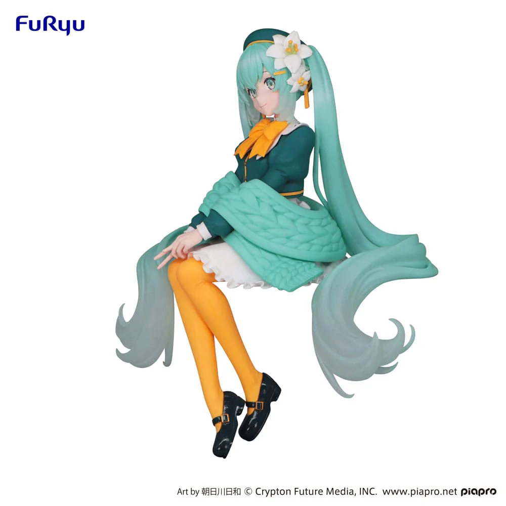 Hatsune Miku Noodle Stopper PVC Statue Flower Fairy Lily 14 cm - Image 2