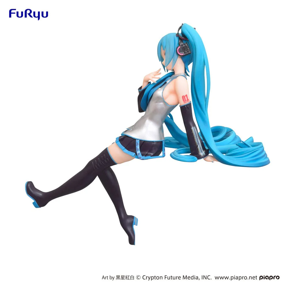 Hatsune Miku Noodle Stopper PVC Statue Kuroboshi Kouhaku Ver. (re-run) 14 cm - Image 4