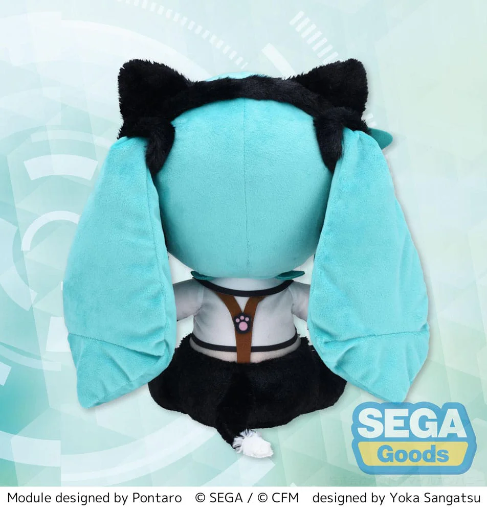Hatsune Miku Project Diva Arcade Future Tone Fuwa Petit Plush Figure Kitty Cat LL 30 cm - Image 4