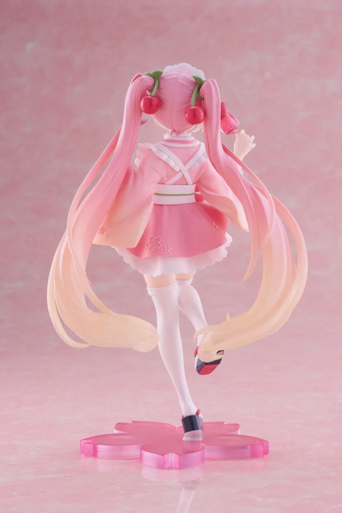 Hatsune Miku PVC Statue Newley Written Sakura Miku Japanese Cafe Ver. 18 cm - Image 4