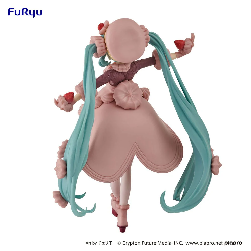 Hatsune Miku SweetSweets Series PVC Statue Strawberry Chocolate Short 17 cm - Image 11