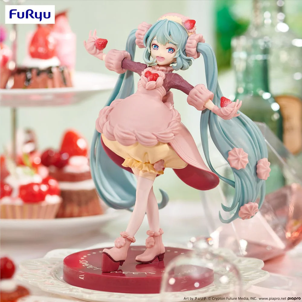 Hatsune Miku SweetSweets Series PVC Statue Strawberry Chocolate Short 17 cm - Image 2