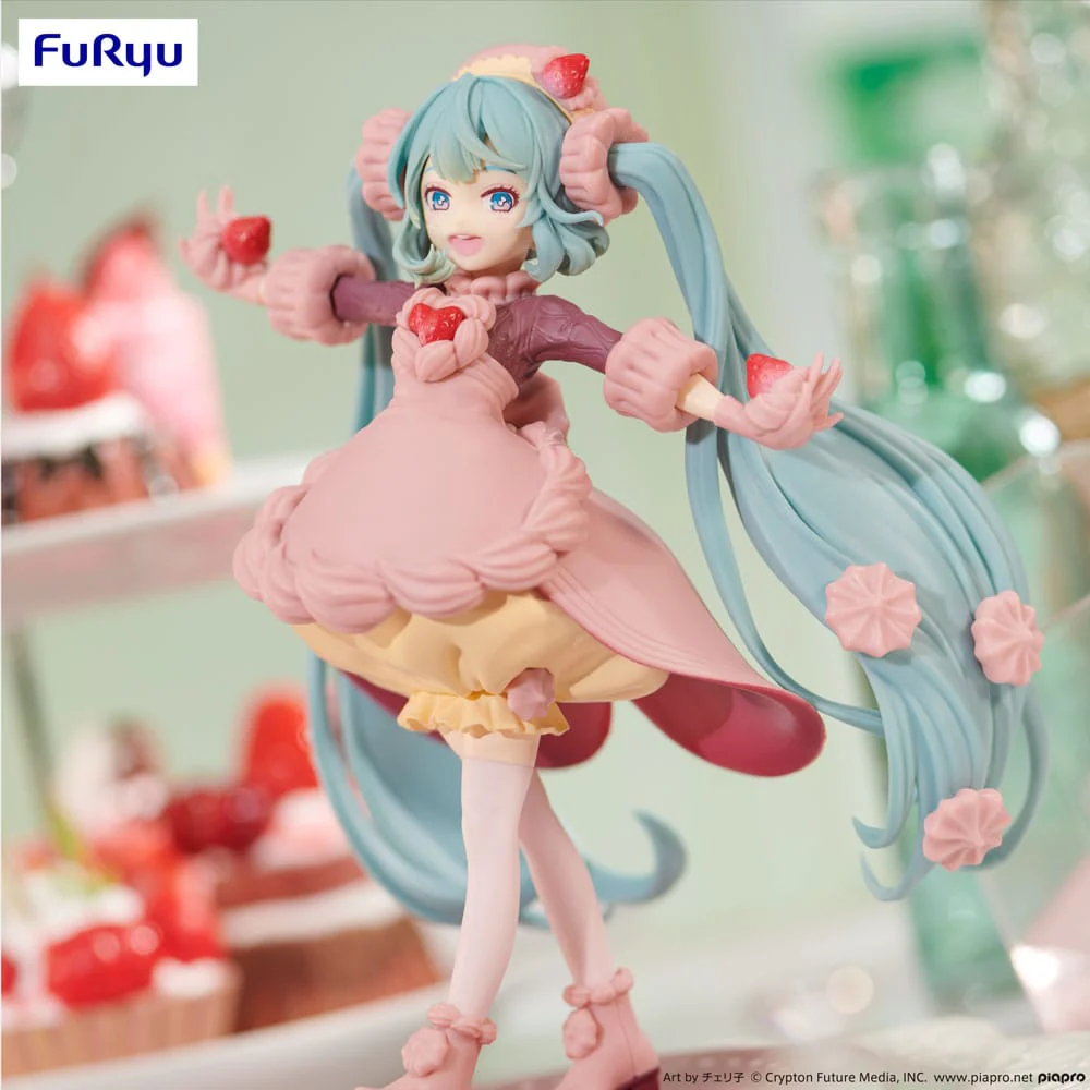 Hatsune Miku SweetSweets Series PVC Statue Strawberry Chocolate Short 17 cm - Image 5