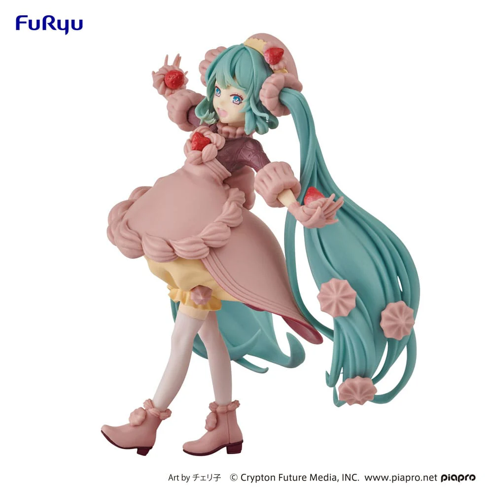 Hatsune Miku SweetSweets Series PVC Statue Strawberry Chocolate Short 17 cm - Image 8