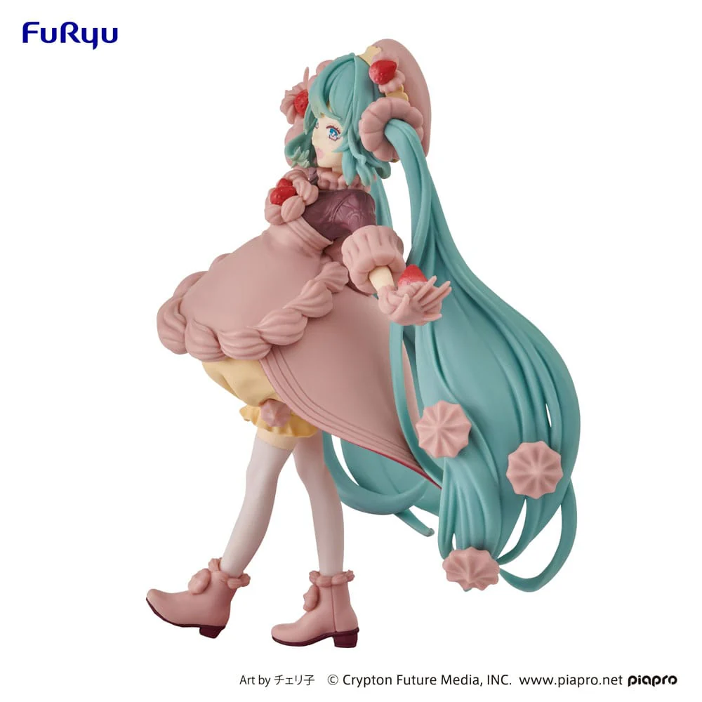 Hatsune Miku SweetSweets Series PVC Statue Strawberry Chocolate Short 17 cm - Image 9