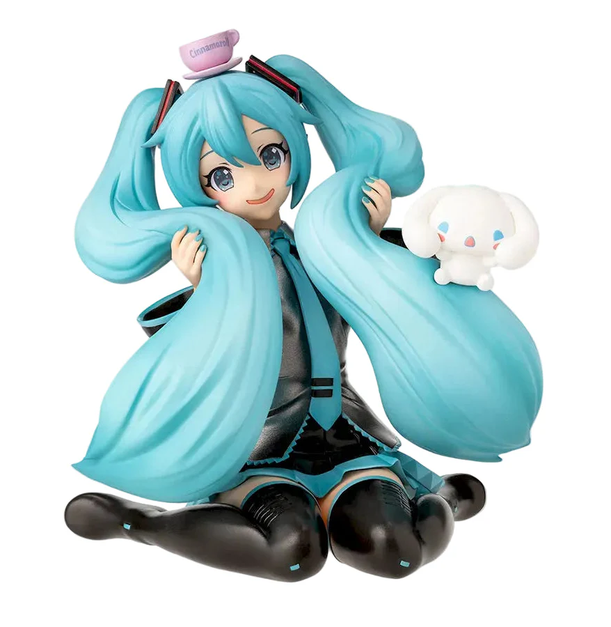 Hatsune Miku x Cinnamoroll: Fluffy Ver. Premium Chokonose Figure