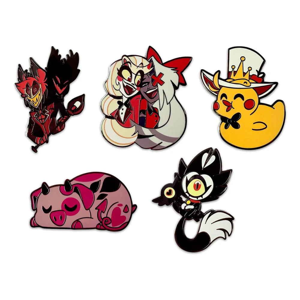 Hazbin Hotel Enamel Pins 5 cm