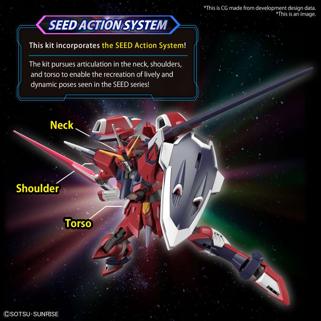 Hg Gundam Immortal Justice 1/144 - Image 3