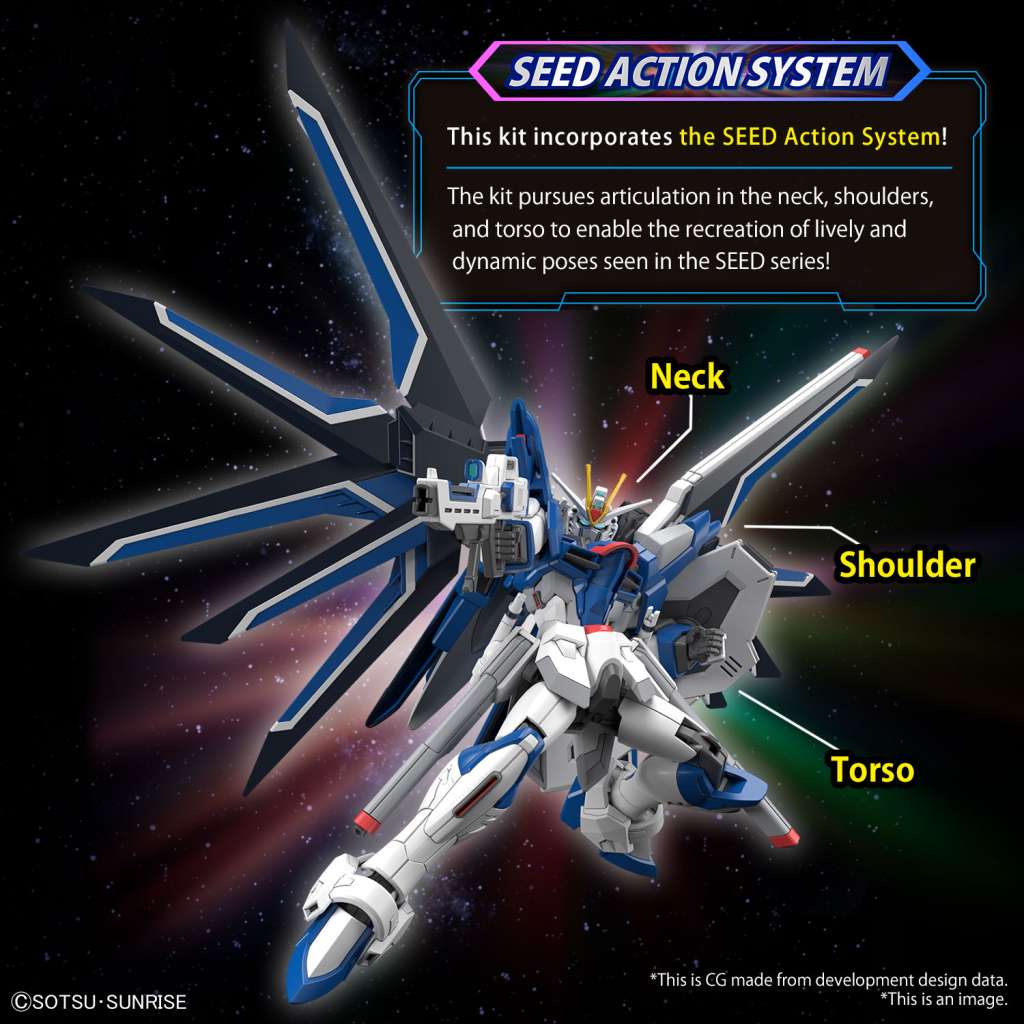 Hg Gundam Rising Freedom 1/144 - Image 3