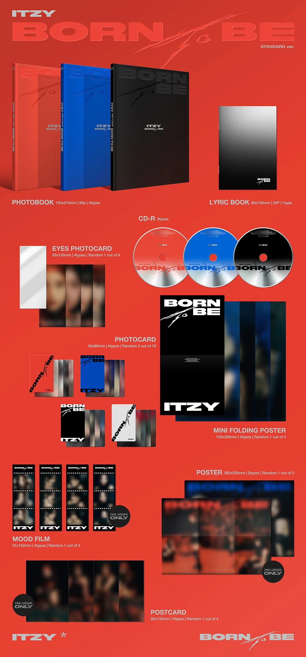 ITZY - [BORN TO BE] STANDARD Ver. - Image 2