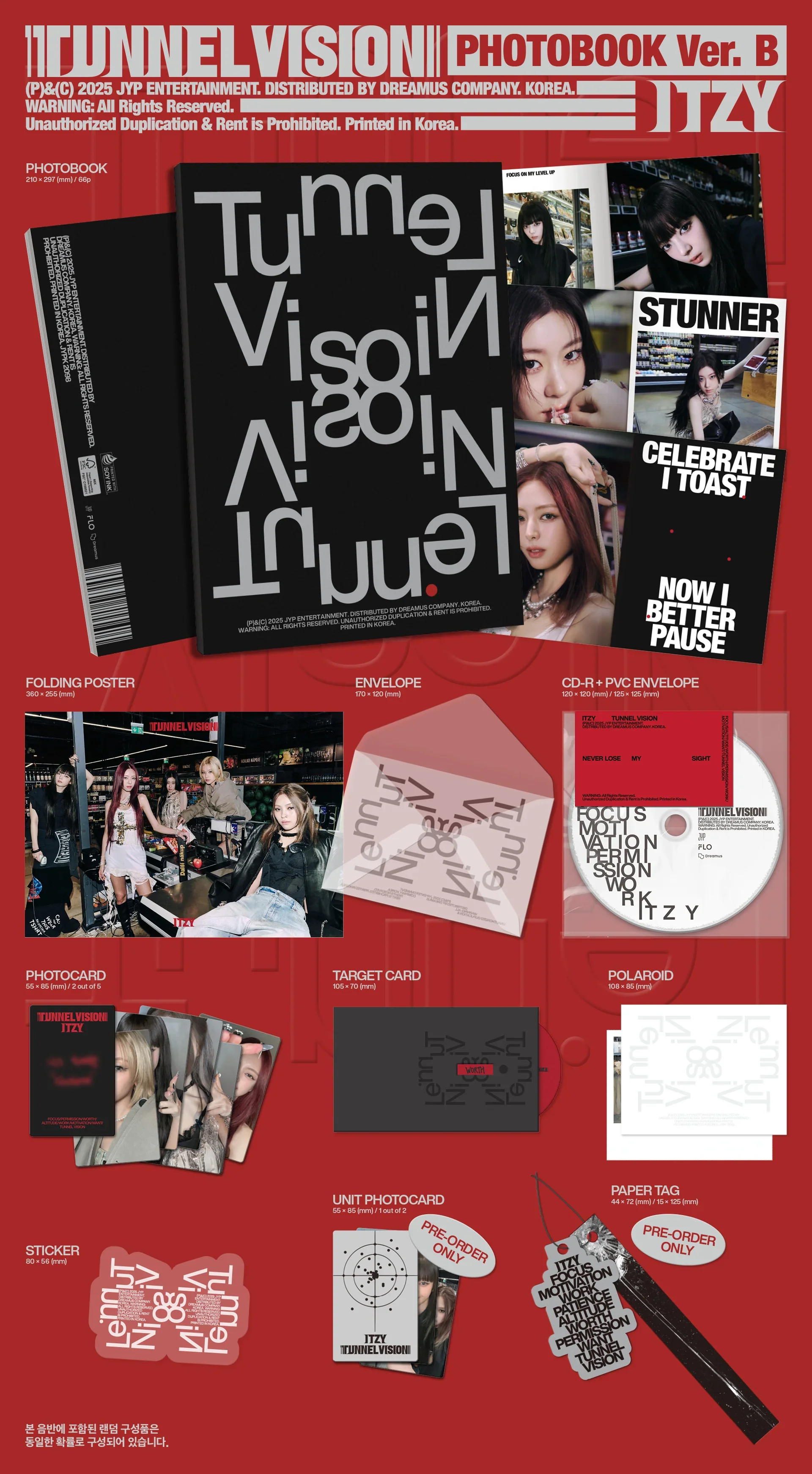 ITZY - [TUNNEL VISION] Photobook Ver. - Image 3