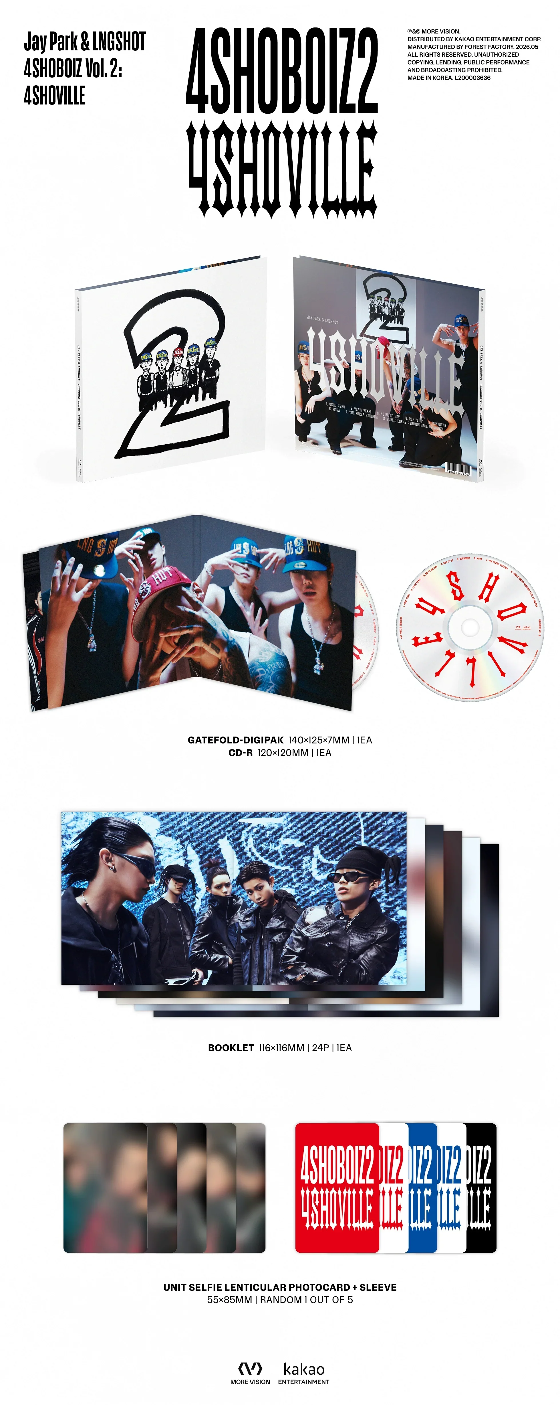 Jay Park, LNGSHOT - Mixtape [4SHOBOIZ Vol.2: 4SHOVILLE] - Image 2