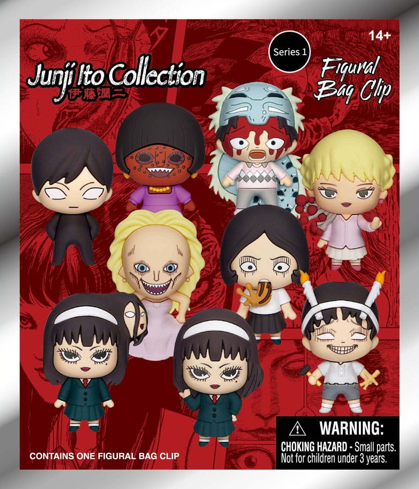 Junji Ito Collection PVC Bag Clips Series 1 Display - Image 2