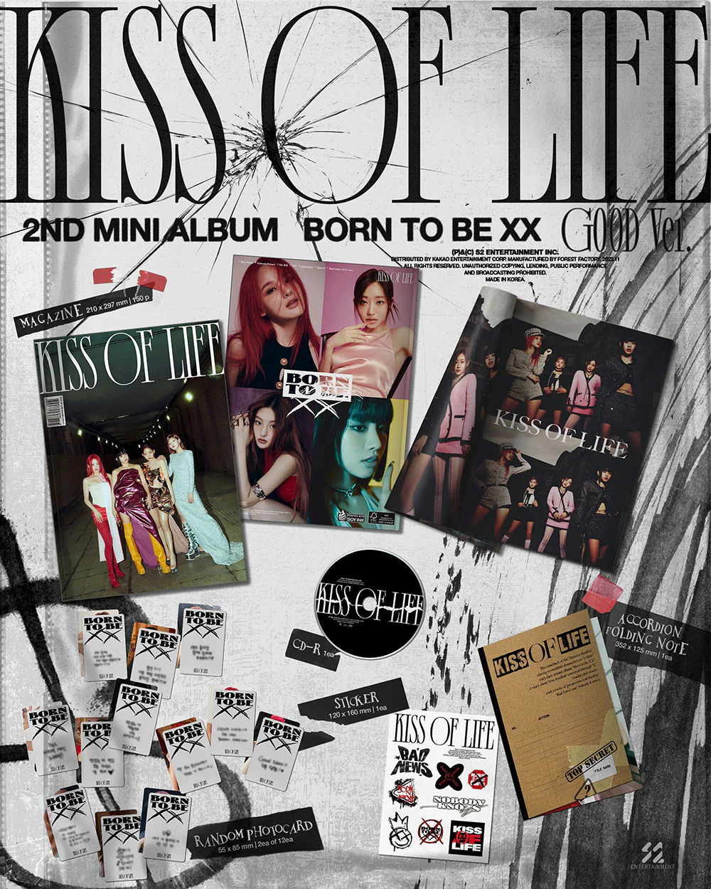 KISS OF LIFE - 2ND MINI ALBUM [Born to be XX] - Image 2