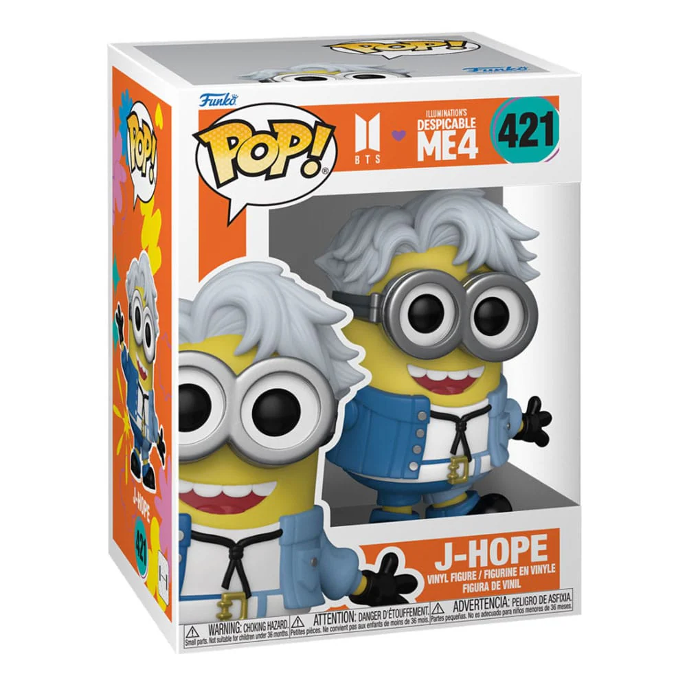Minions x BTS POP! Rocks Vinyl Figure J-Hope 9 cm - Image 2