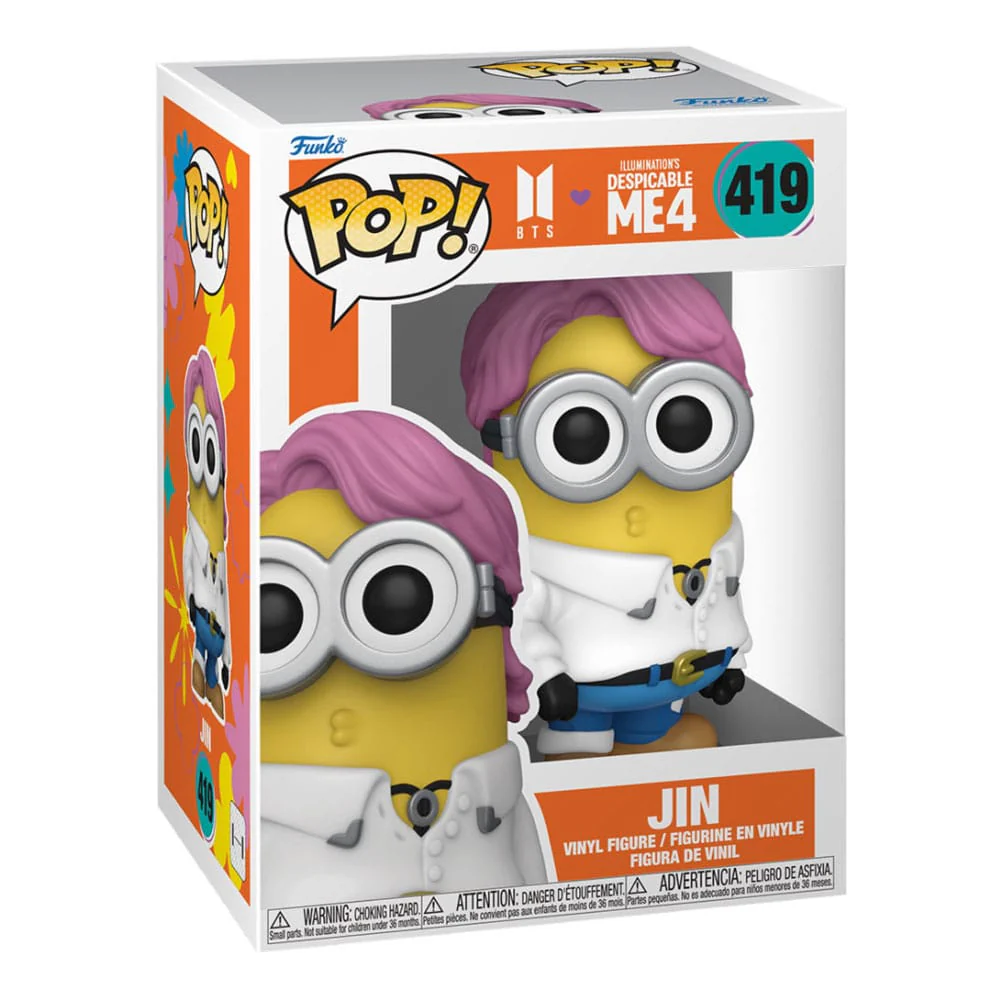 Minions x BTS POP! Rocks Vinyl Figure Jin 9 cm - Image 2