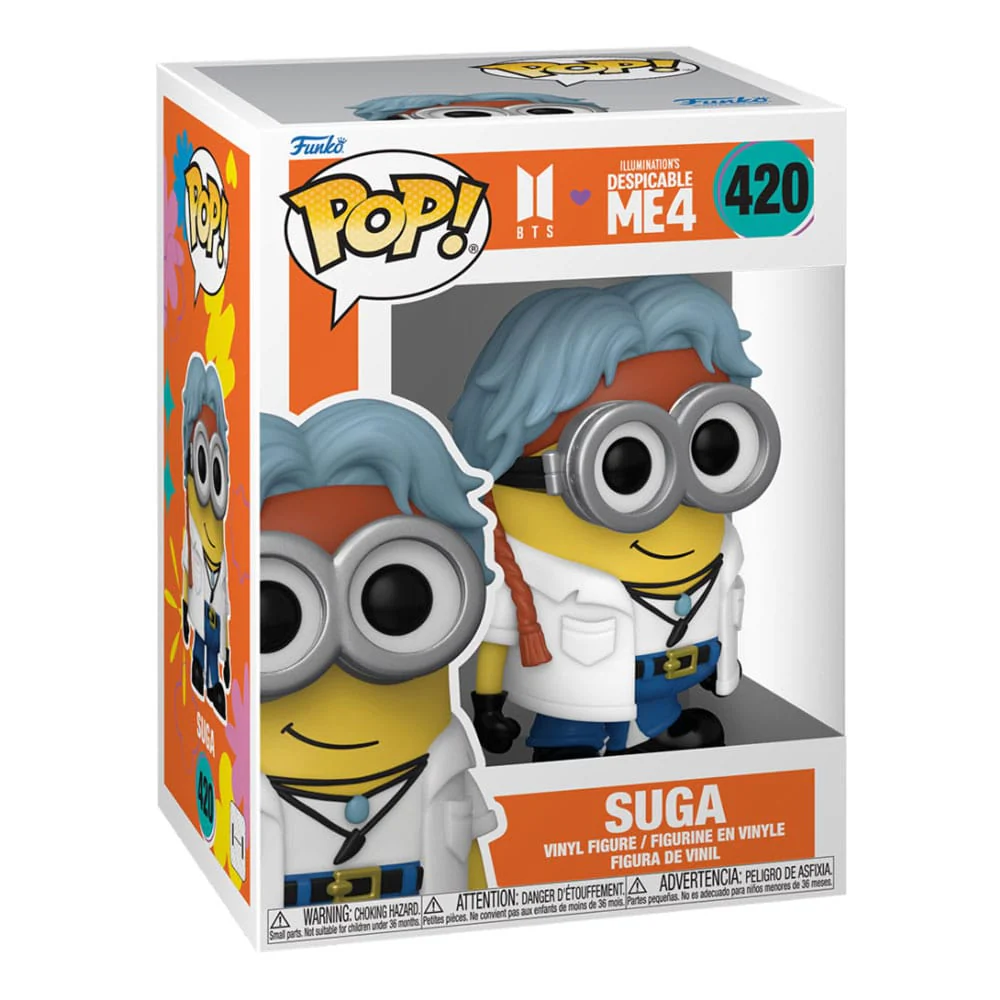 Minions x BTS POP! Rocks Vinyl Figure SUGA 9 cm - Image 2