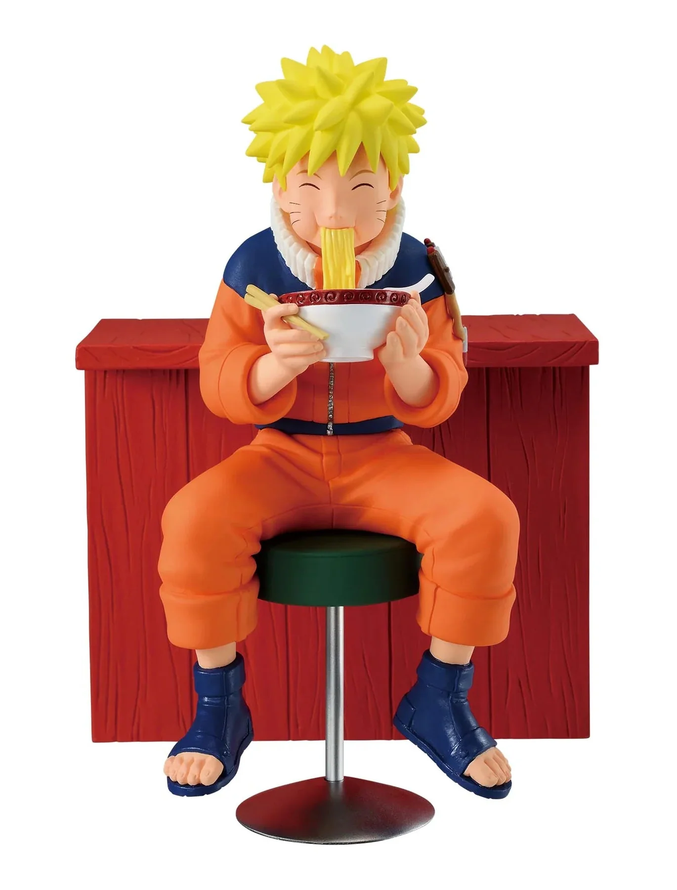 Naruto 72 Series 16 Naruto Uzumaki & Iruka Umino Figure - A: Naruto Uzumaki
