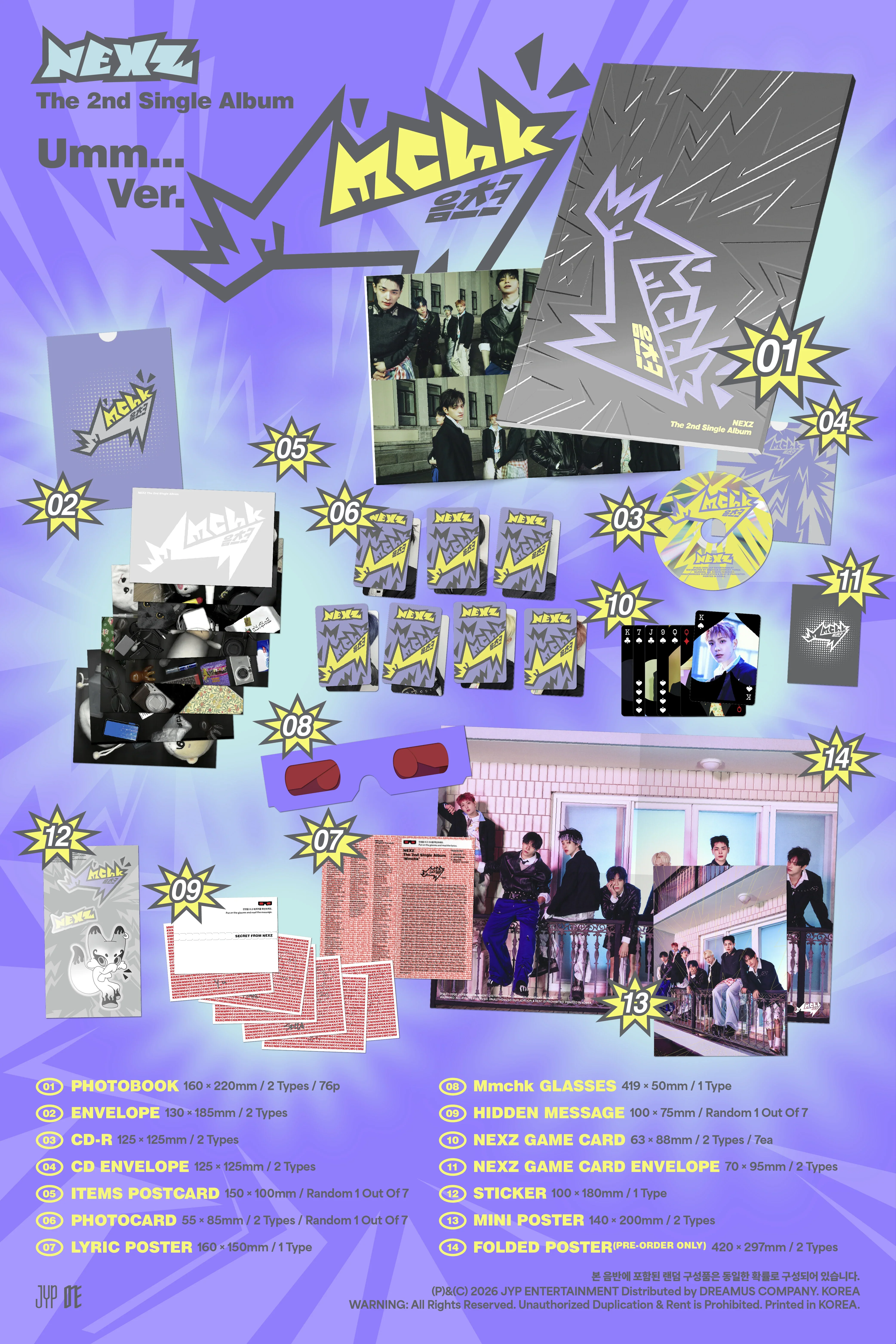 NEXZ - 2nd Single Album [Mmchk] Standard Ver. - Image 2