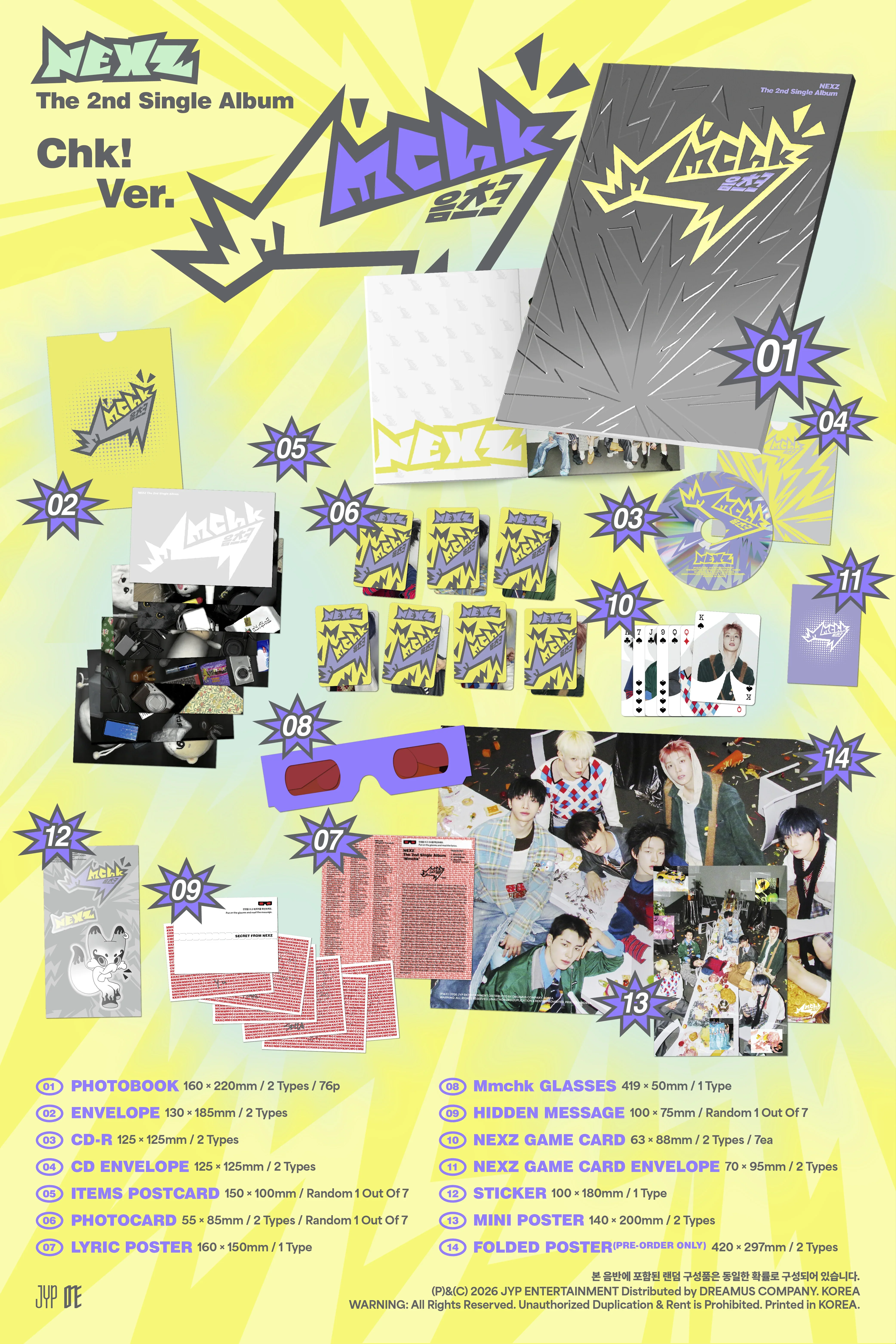 NEXZ - 2nd Single Album [Mmchk] Standard Ver. - Image 3