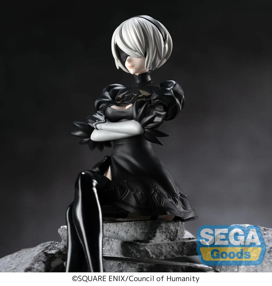 NieR:Automata Ver1.1a PM Perching PVC Statue 2B 13 cm - Image 5