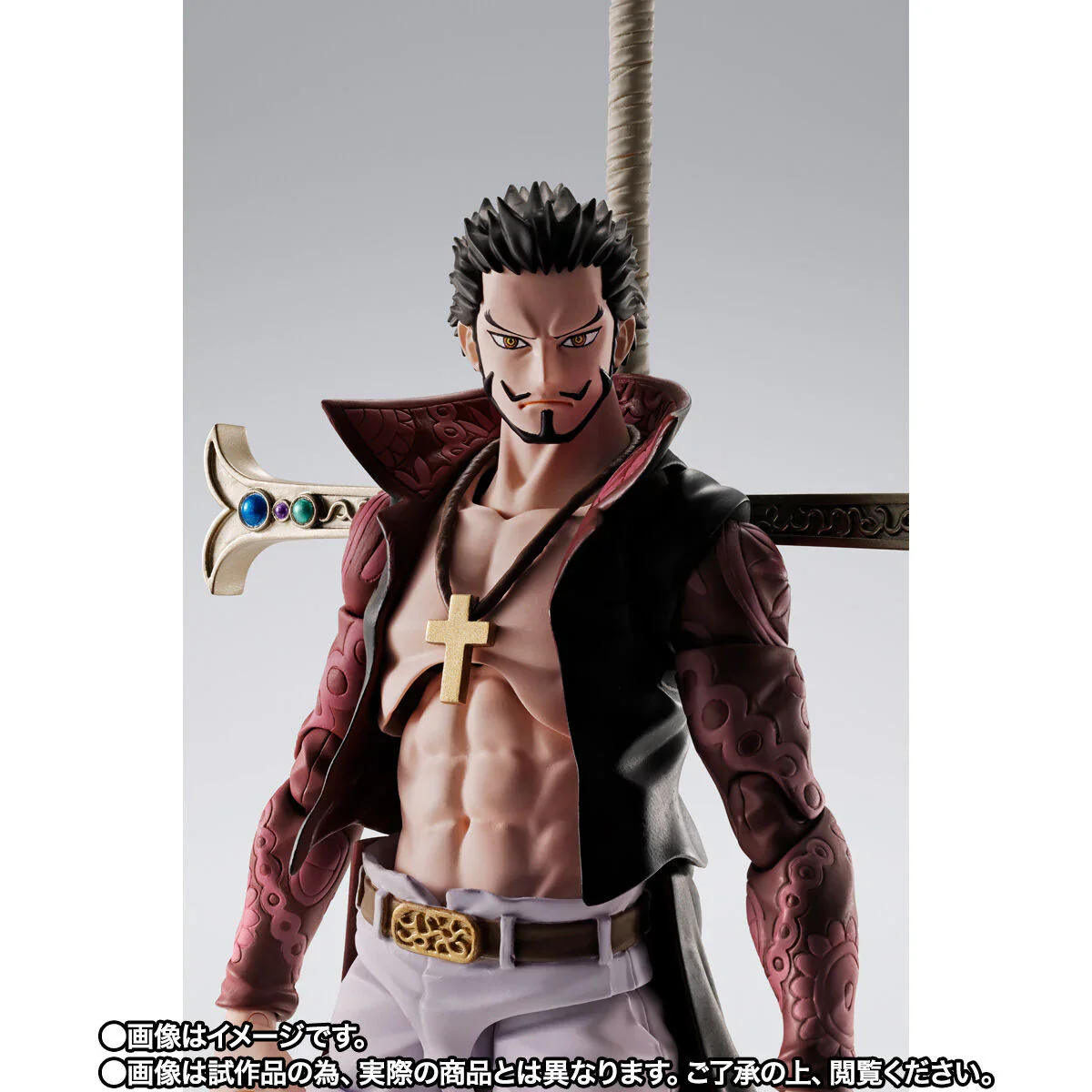 One Piece S.H.Figuarts Action Figure Dracule Mihawk Hawkeye - Image 6