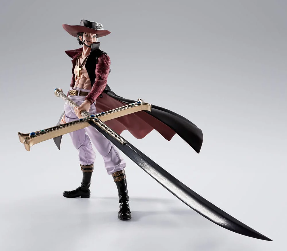 One Piece S.H.Figuarts Action Figure Dracule Mihawk Hawkeye - Image 8