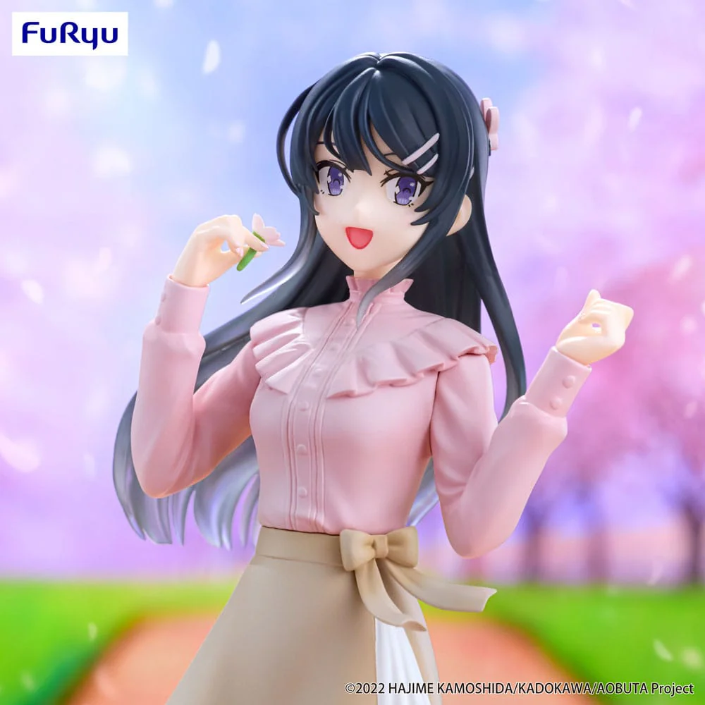 Rascal Does Not Dream of Bunny Girl Senpai Trio-Try-iT PVC Statue Mai Sakurajima Spring Outfit Ver. 21 cm - Image 2