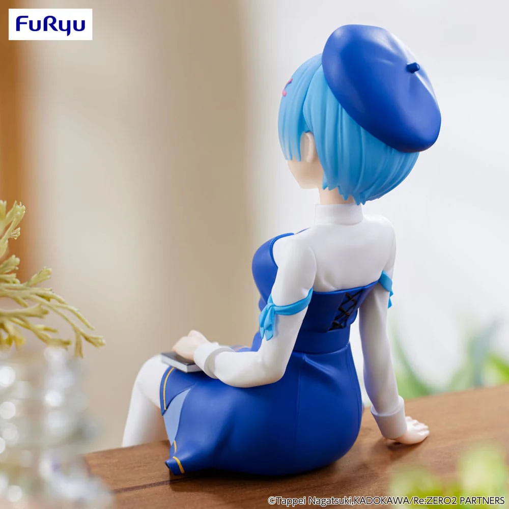 Re:Zero Starting Life in Another World Noodle Stopper PVC Statue Rem Book Girl Ver. 15 cm - Image 4