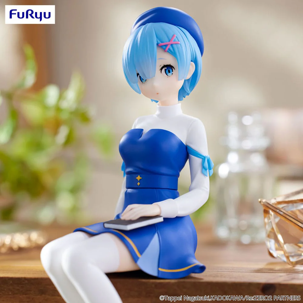 Re:Zero Starting Life in Another World Noodle Stopper PVC Statue Rem Book Girl Ver. 15 cm - Image 5