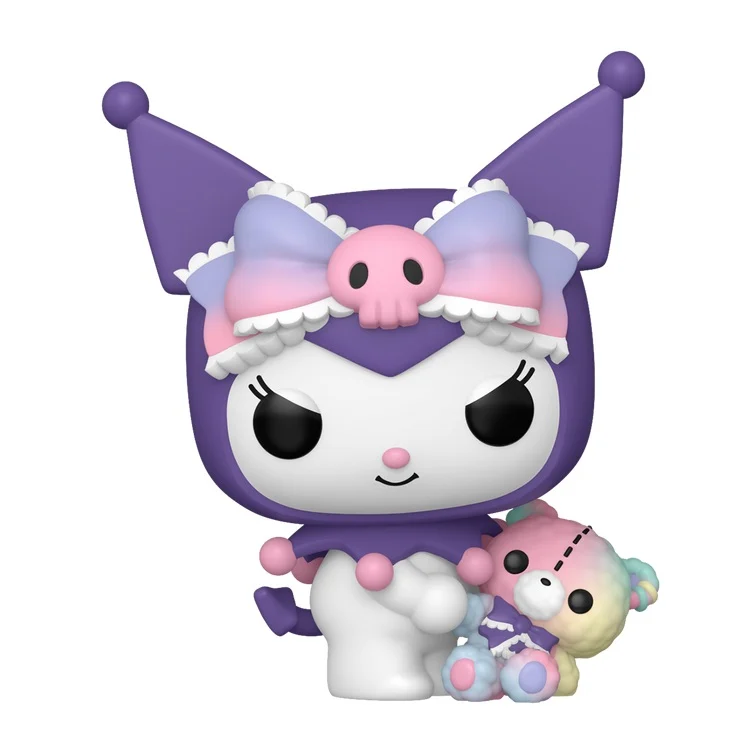 Sanrio POP! Animation Vinyl Figures Kuromi w/ Bear 9 cm