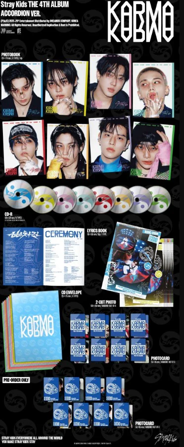 Stray Kids - 4th Album [KARMA] ACCORDION Ver. - Image 2