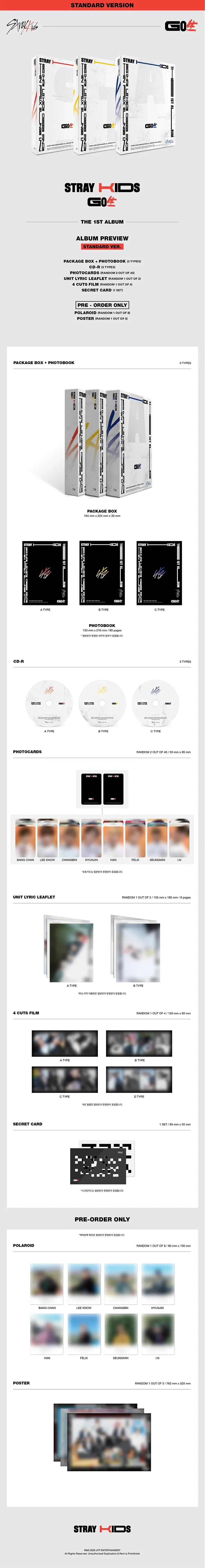 Stray Kids - GO生 [1ST ALBUM] STANDARD Ver. - Image 2