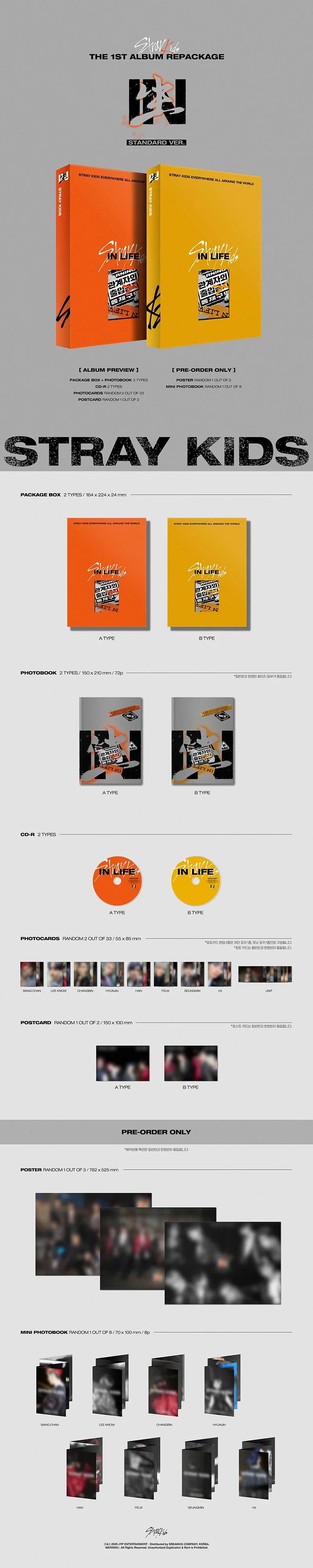 Stray Kids - IN生 (IN LIFE) REPACKAGE [1ST ALBUM] STANDARD Ver. - Image 2
